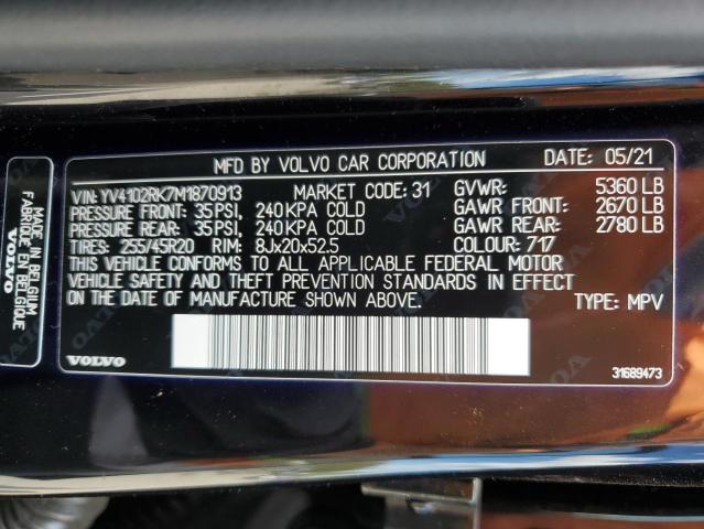 Photo 11 VIN: YV4102RK7M1870913 - VOLVO XC60 