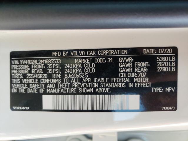 Photo 9 VIN: YV4102RL2M1685533 - VOLVO XC60 T5 IN 