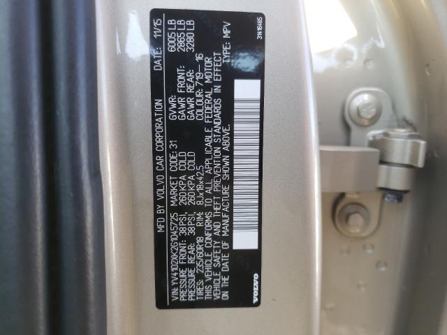 Photo 9 VIN: YV4102XK2G1045725 - VOLVO XC90 T5 