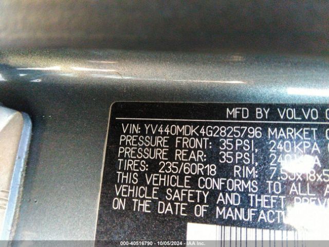 Photo 8 VIN: YV440MDK4G2825796 - VOLVO XC60 