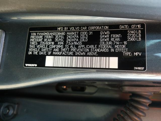 Photo 9 VIN: YV440MDU4H2038480 - VOLVO XC60 T5 IN 