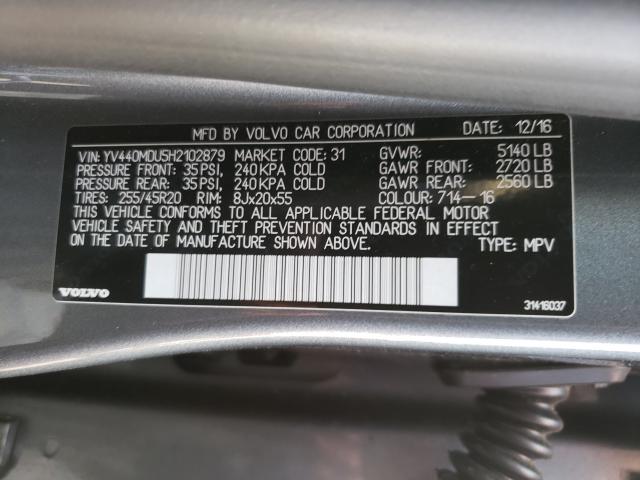 Photo 9 VIN: YV440MDU5H2102879 - VOLVO XC60 T5 IN 