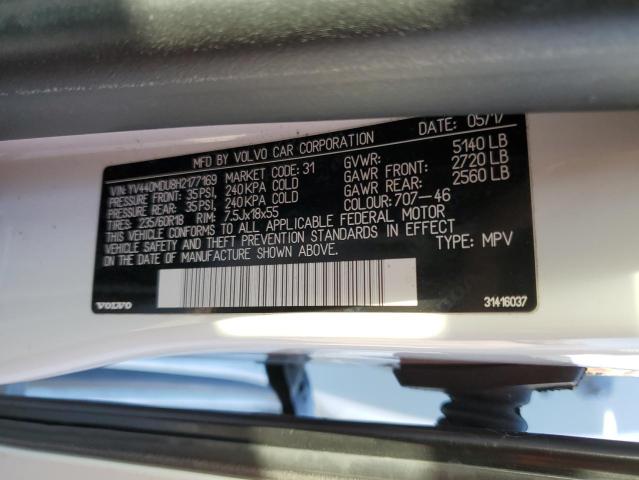 Photo 11 VIN: YV440MDU8H2177169 - VOLVO XC60 