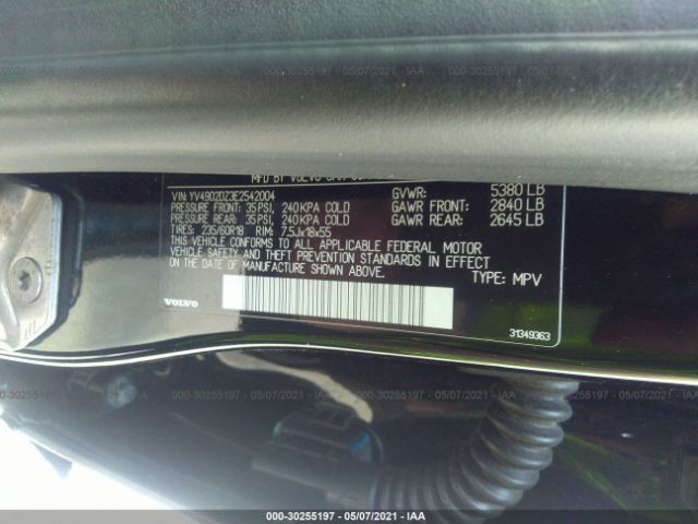 Photo 8 VIN: YV4902DZ3E2542004 - VOLVO XC60 