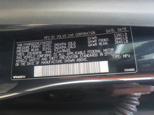 Photo 9 VIN: YV4902DZ8C2340322 - VOLVO XC60 T6 