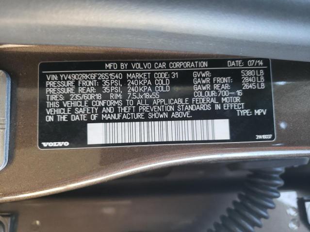 Photo 9 VIN: YV4902RK6F2651540 - VOLVO XC60 T6 PR 