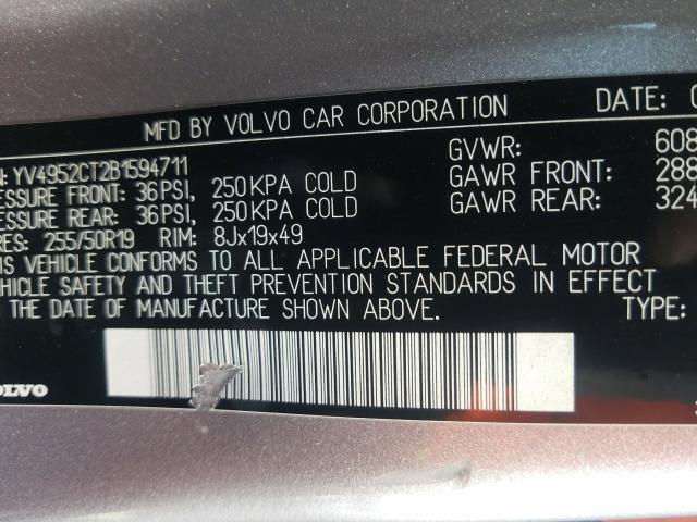 Photo 9 VIN: YV4952CT2B1594711 - VOLVO XC90 