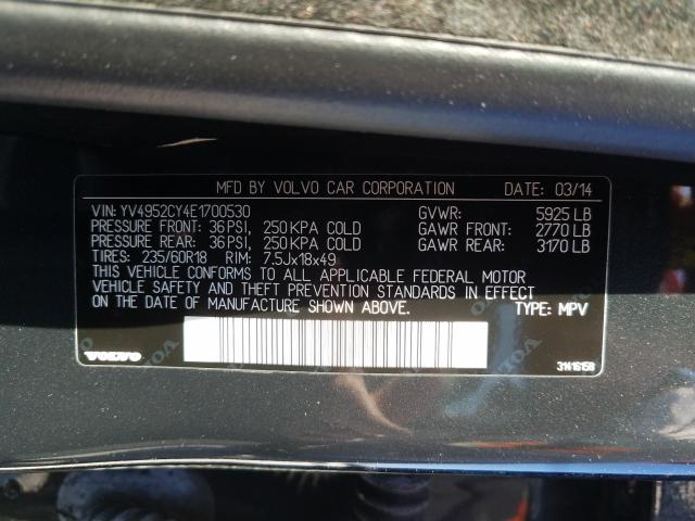 Photo 9 VIN: YV4952CY4E1700530 - VOLVO XC90 