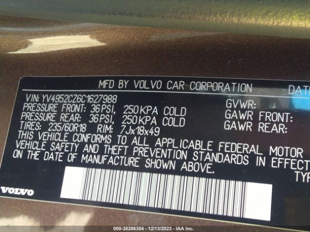 Photo 8 VIN: YV4952CZ6C1627988 - VOLVO XC90 