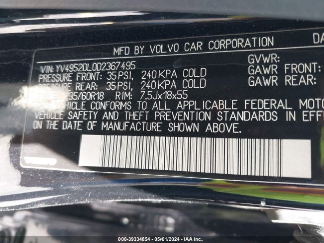 Photo 8 VIN: YV4952DL0D2367495 - VOLVO XC60 