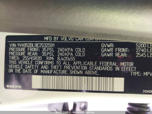 Photo 8 VIN: YV4952DL9E2532591 - VOLVO XC60 