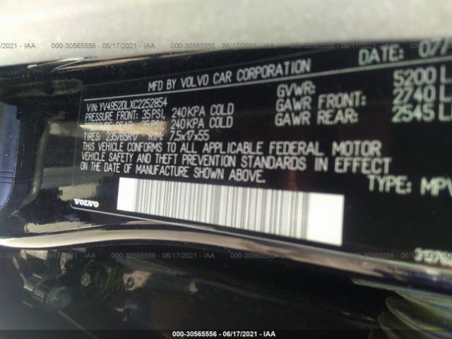 Photo 8 VIN: YV4952DLXC2252854 - VOLVO XC60 