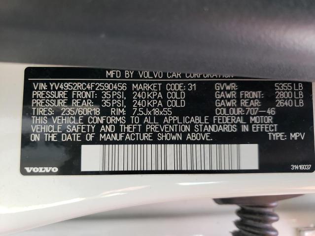 Photo 13 VIN: YV4952RC4F2590456 - VOLVO XC60 3.2 P 