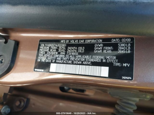 Photo 8 VIN: YV4992DZ1A2022951 - VOLVO XC60 