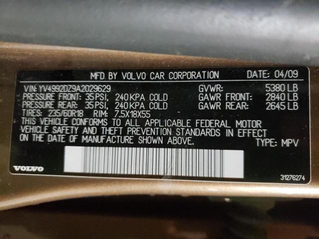 Photo 9 VIN: YV4992DZ9A2029629 - VOLVO XC60 T6 