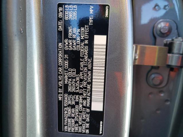 Photo 9 VIN: YV4A221K2L1556400 - VOLVO XC90 T6 MO 