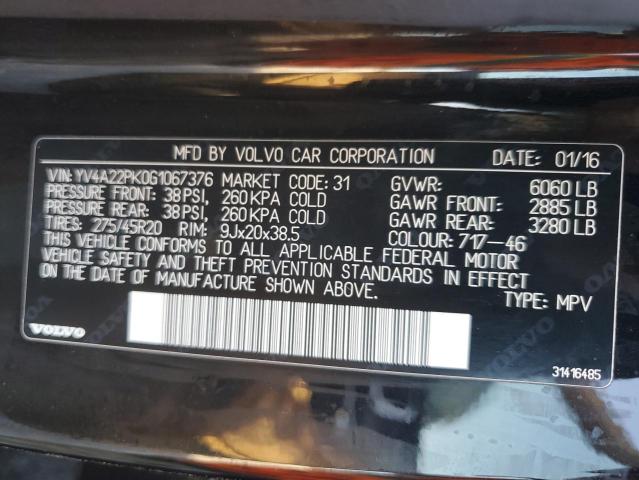 Photo 13 VIN: YV4A22PK0G1067376 - VOLVO XC90 T6 