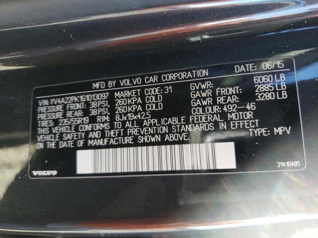 Photo 9 VIN: YV4A22PK1G1013097 - VOLVO XC90 T6 