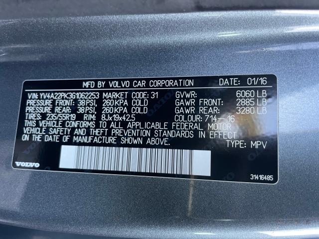 Photo 9 VIN: YV4A22PK3G1062253 - VOLVO XC90 T6 