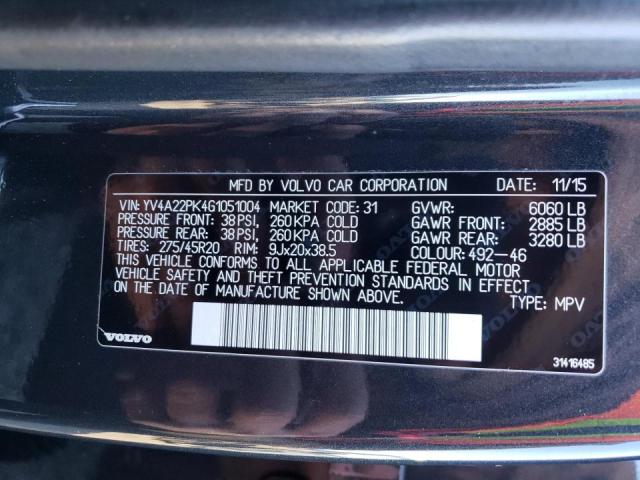 Photo 9 VIN: YV4A22PK4G1051004 - VOLVO XC90 T6 