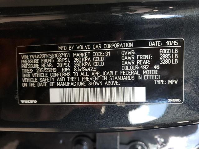 Photo 11 VIN: YV4A22PK5G1037161 - VOLVO XC90 