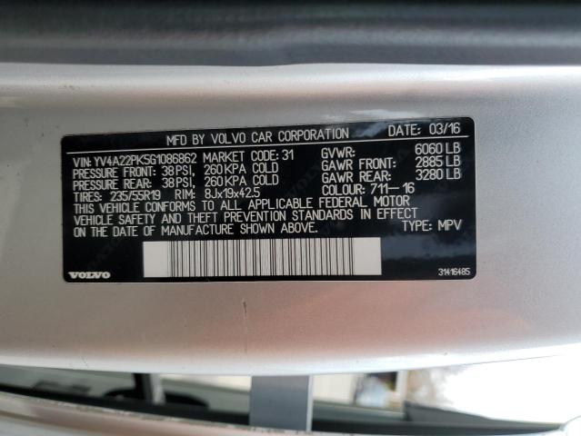 Photo 11 VIN: YV4A22PK5G1086862 - VOLVO XC90 