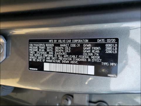 Photo 9 VIN: YV4A22PK5L1600929 - VOLVO XC90 T6 MO 