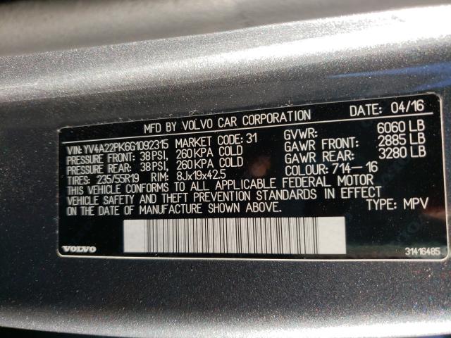 Photo 9 VIN: YV4A22PK6G1092315 - VOLVO XC90 T6 