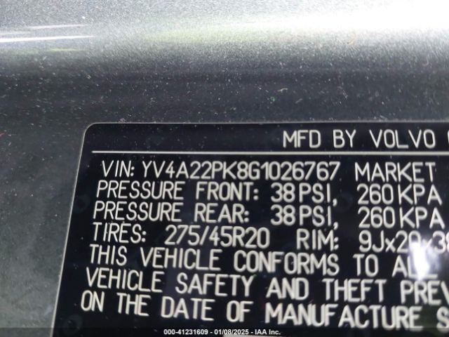 Photo 8 VIN: YV4A22PK8G1026767 - VOLVO XC90 