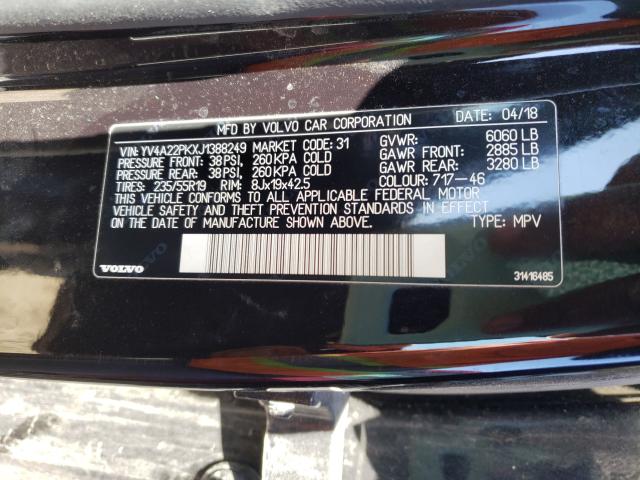 Photo 9 VIN: YV4A22PKXJ1388249 - VOLVO XC90 T6 