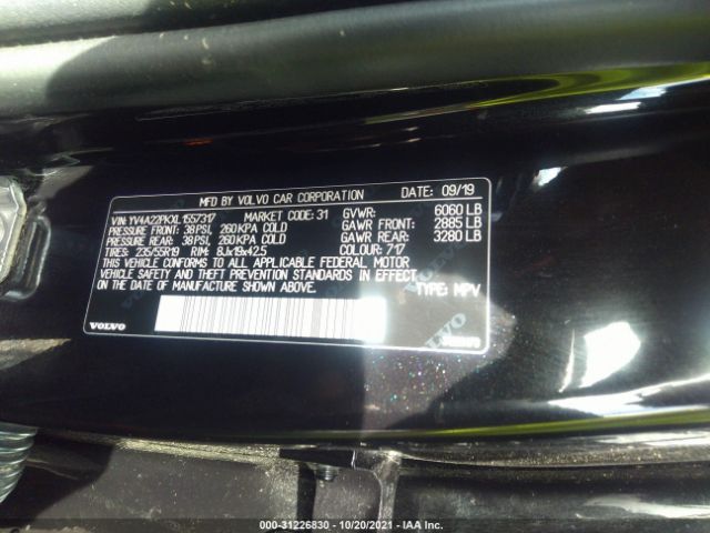 Photo 8 VIN: YV4A22PKXL1557317 - VOLVO XC90 