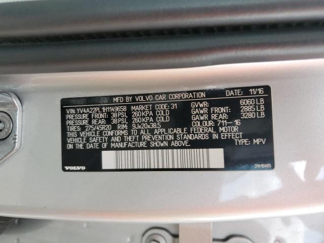 Photo 11 VIN: YV4A22PL1H1149658 - VOLVO XC90 T6 