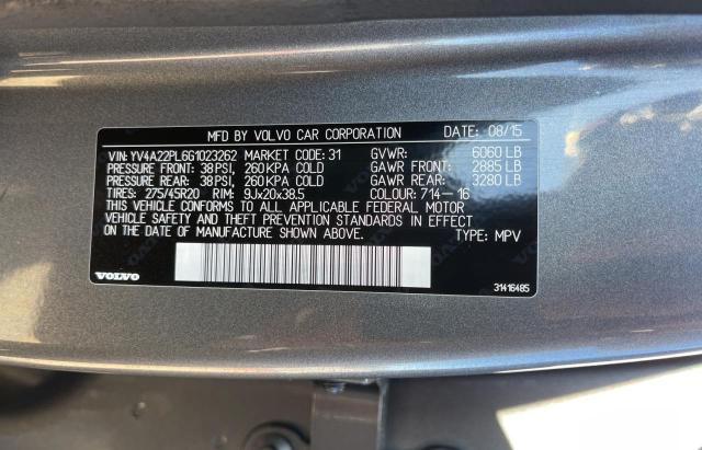 Photo 9 VIN: YV4A22PL6G1023262 - VOLVO XC90 T6 