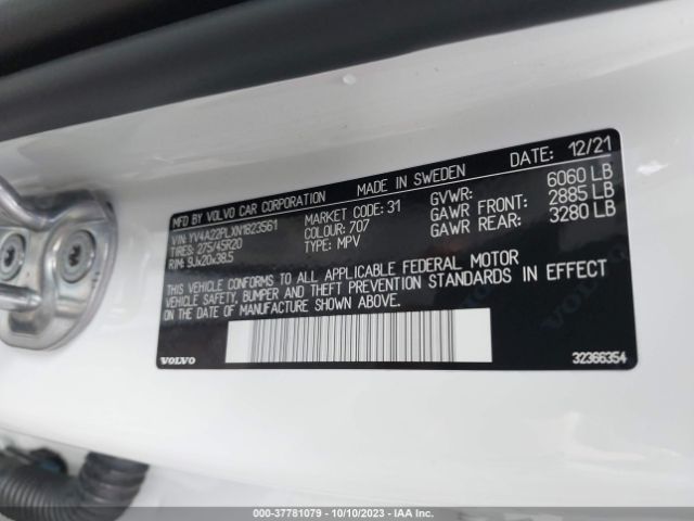 Photo 8 VIN: YV4A22PLXN1823561 - VOLVO XC90 