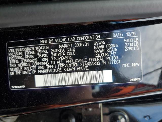 Photo 13 VIN: YV4A22RK2L1494209 - VOLVO XC60 T6 MO 