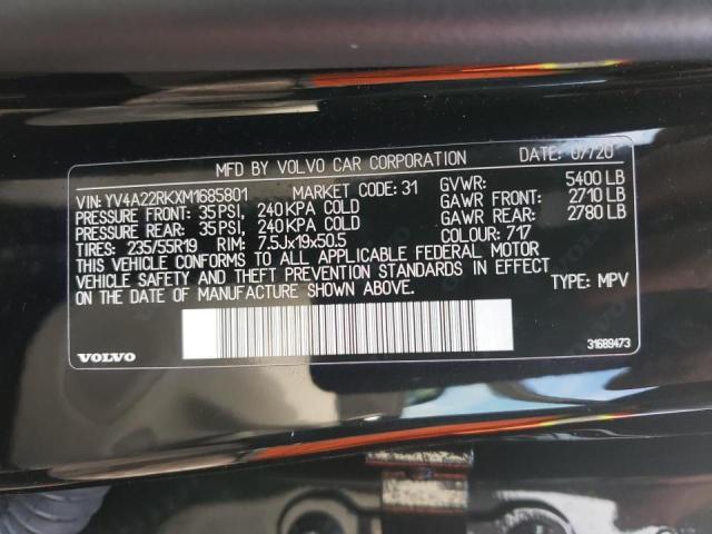 Photo 12 VIN: YV4A22RKXM1685801 - VOLVO XC60 T6 MO 