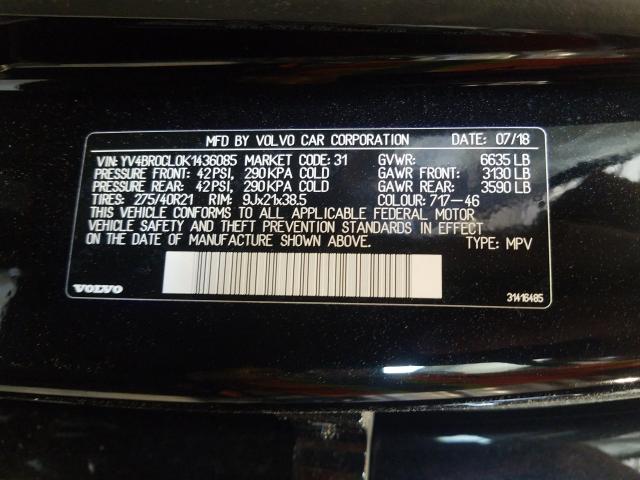 Photo 9 VIN: YV4BR0CL0K1436085 - VOLVO XC90 T8 IN 