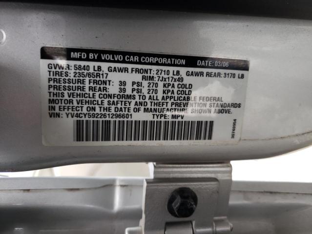 Photo 12 VIN: YV4CY592261296601 - VOLVO XC90 