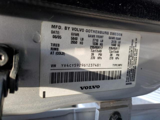 Photo 11 VIN: YV4CY592961237481 - VOLVO XC90 