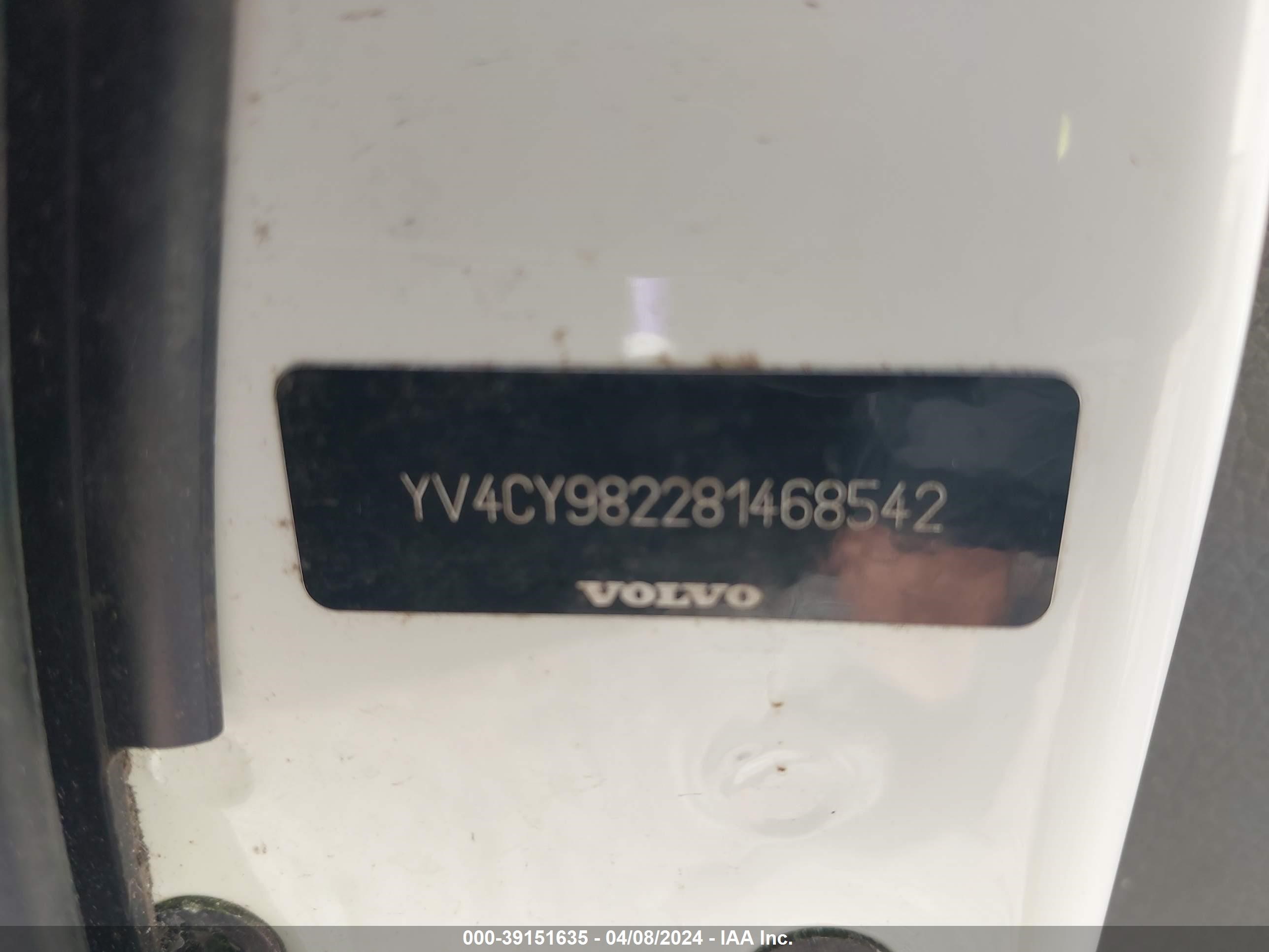 Photo 8 VIN: YV4CY982281468542 - VOLVO XC90 