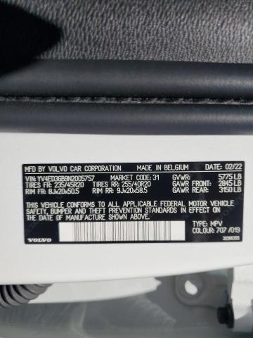 Photo 11 VIN: YV4ED3GB9N2005757 - VOLVO C40 P8 REC 