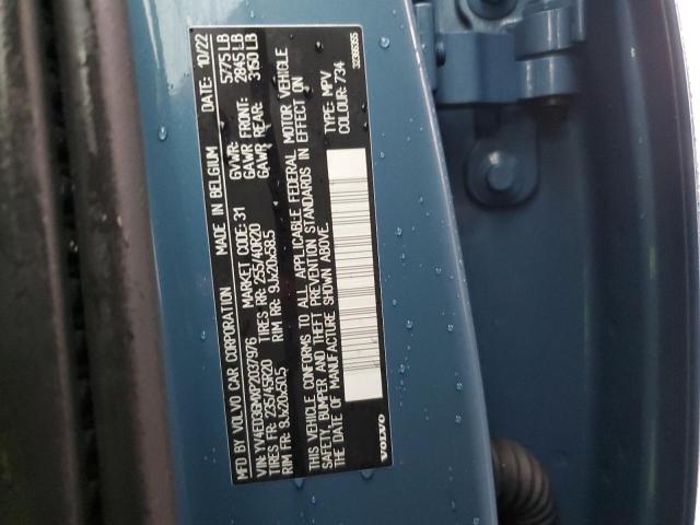 Photo 11 VIN: YV4ED3GMXP2037976 - VOLVO C40 RECHARGE 