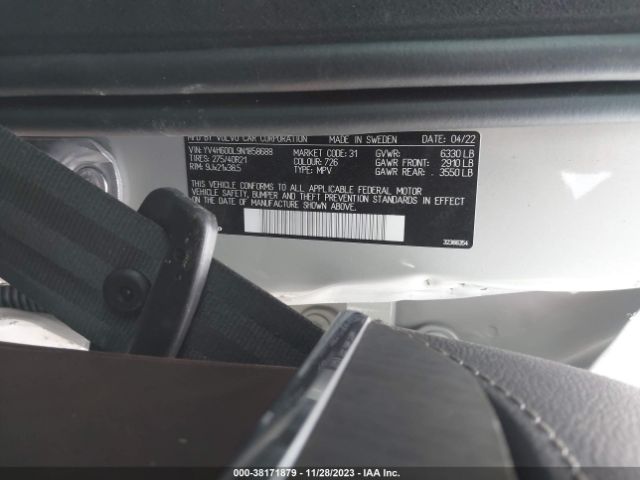 Photo 8 VIN: YV4H600L9N1858688 - VOLVO XC90 RECHARGE PLUG-IN 