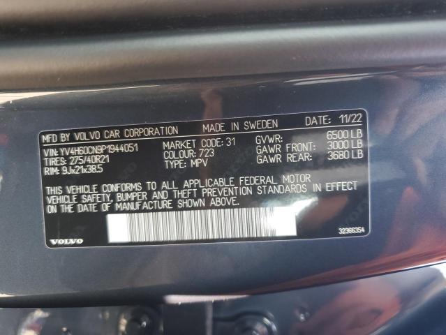 Photo 12 VIN: YV4H60CN9P1944051 - VOLVO XC90 PLUS 