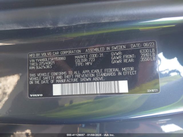 Photo 8 VIN: YV4H60LF5R1159960 - VOLVO XC90 