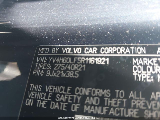 Photo 8 VIN: YV4H60LF5R1161921 - VOLVO XC90 