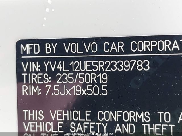 Photo 8 VIN: YV4L12UE5R2339783 - VOLVO XC40 