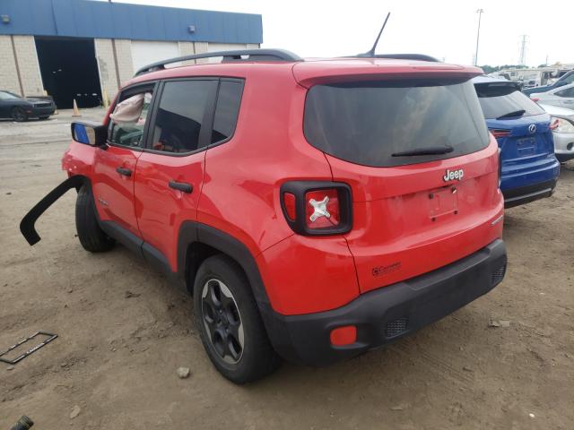 Photo 2 VIN: ZACCJAAB4HPF43065 - JEEP RENEGADE S 