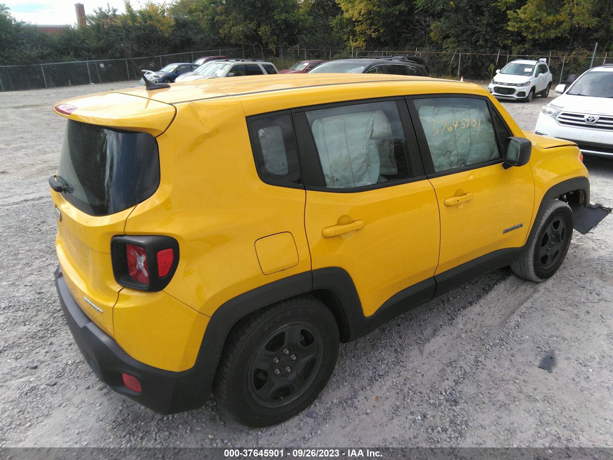 Photo 3 VIN: ZACCJAAT0GPC67815 - JEEP RENEGADE 