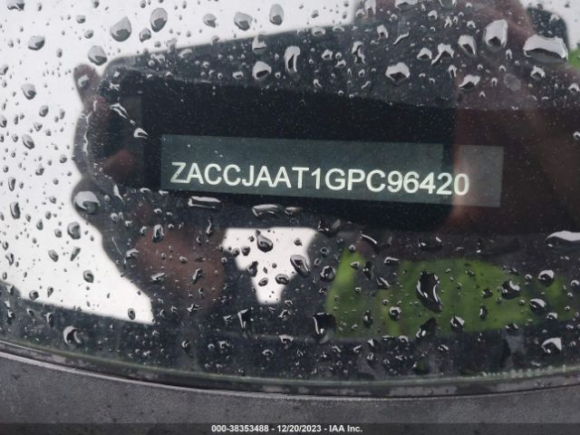 Photo 8 VIN: ZACCJAAT1GPC96420 - JEEP RENEGADE 